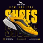 Social media post for shoes brand